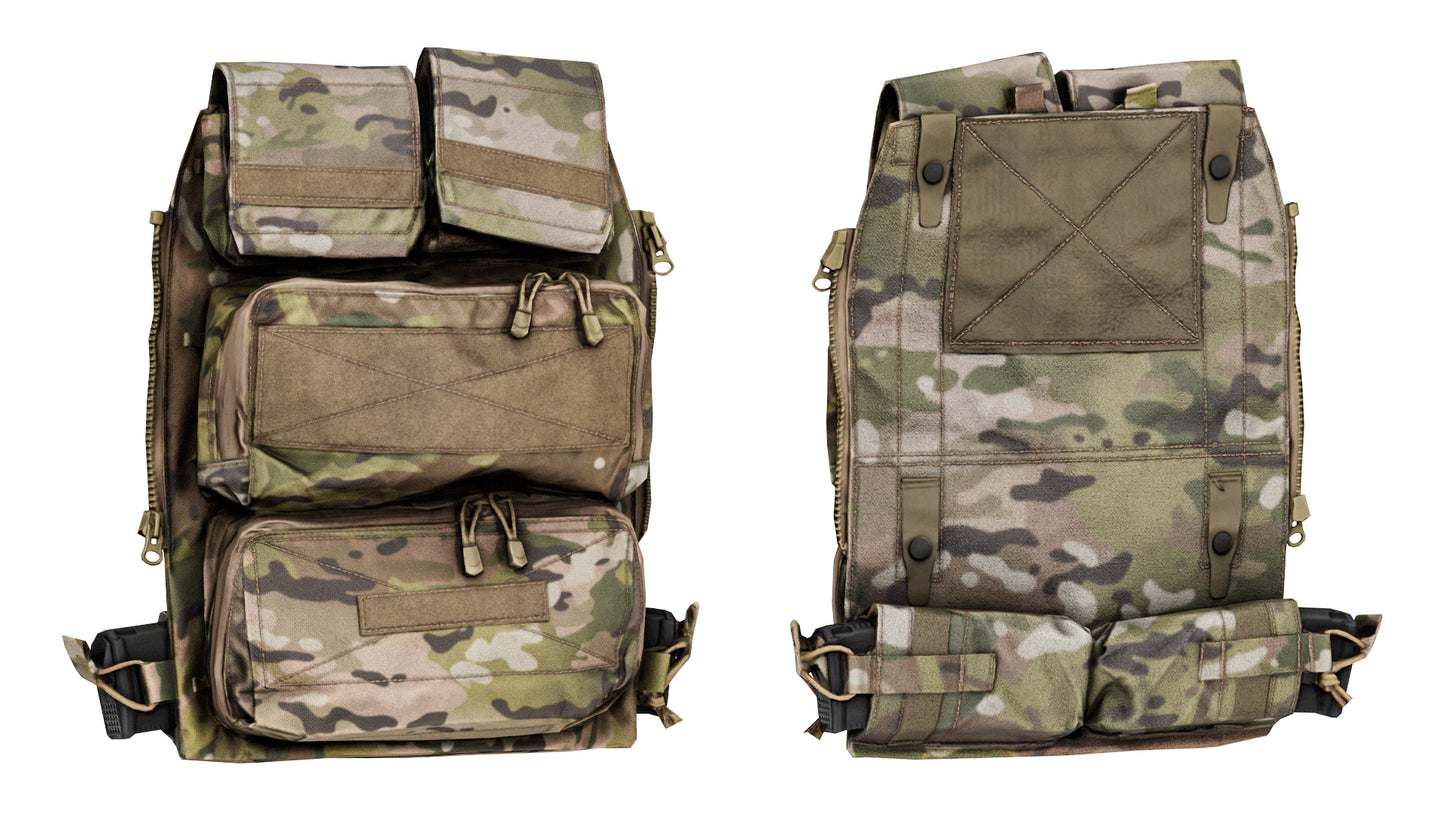 CRYE PRECISION ZIPON 2 POUCH PANEL