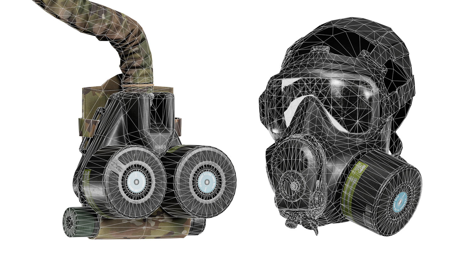 AVON M53A1 GAS MASK