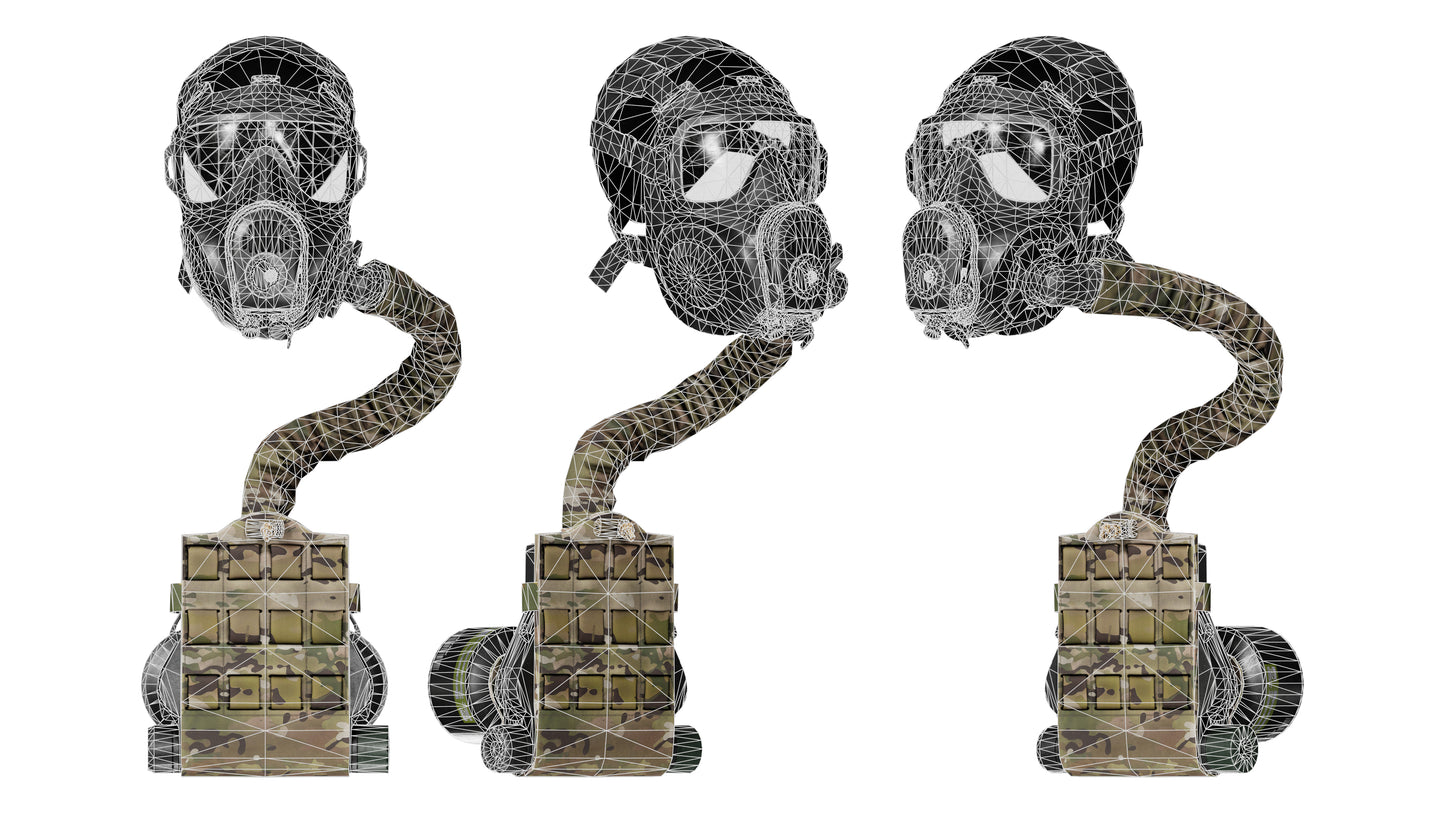 AVON M53A1 GAS MASK