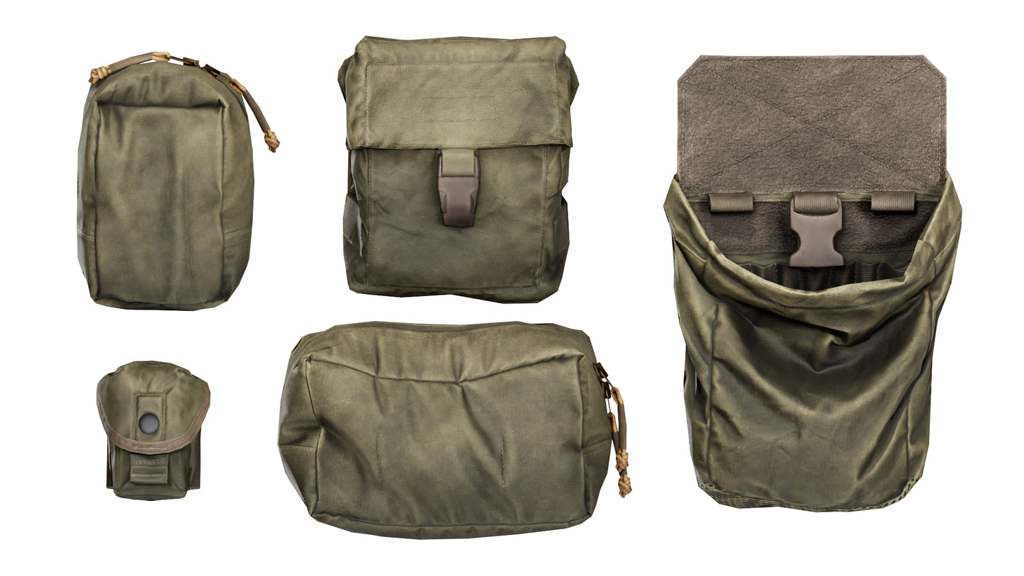 ADA MILITARY POUCHES BUNDLE