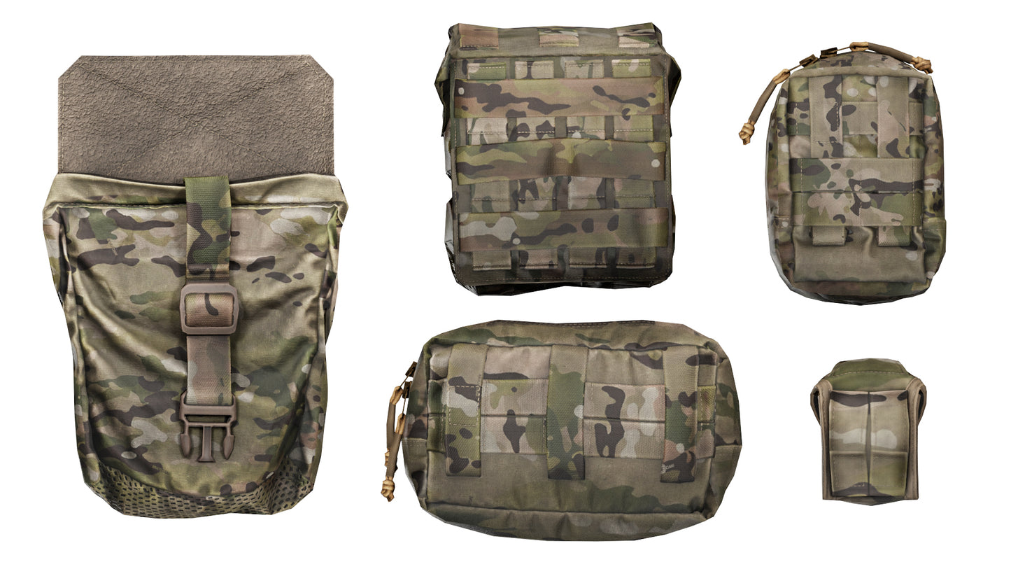 ADA MILITARY POUCHES BUNDLE