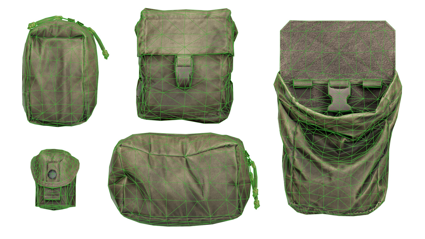 ADA MILITARY POUCHES BUNDLE