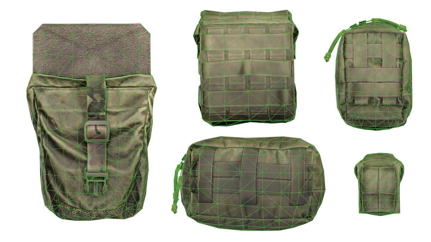 ADA MILITARY POUCHES BUNDLE