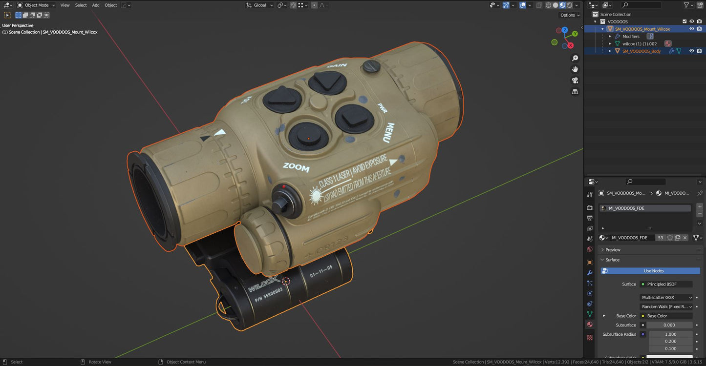 PIXELS ON TARGET VOODOO-S THERMAL SIGHT