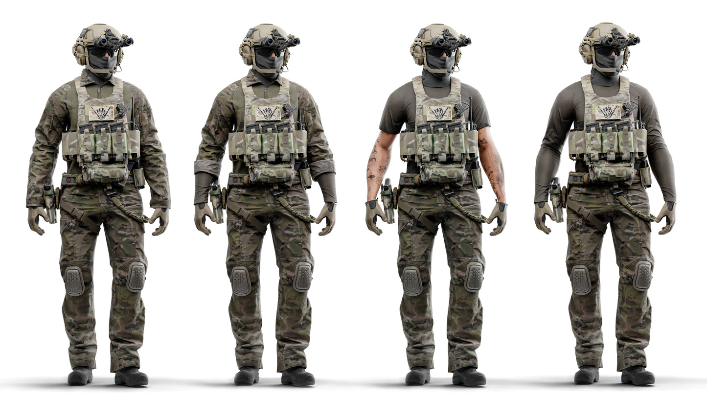 GAME READY RIGGED WESTERN SPECIAL OPERATIONS CHARACTER V4