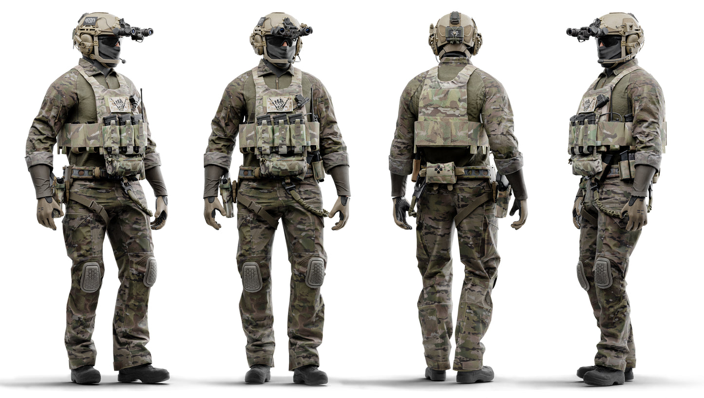 GAME READY RIGGED WESTERN SPECIAL OPERATIONS CHARACTER V4